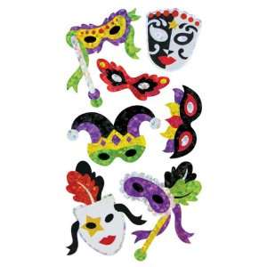   Stickers (MASQUERADE MASKS) 14.5 ft Roll   50 Repeats: Toys & Games