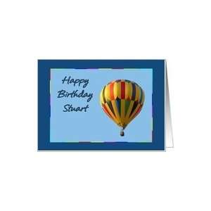 Birthday Hot Air Balloon for Stuart Card Health 