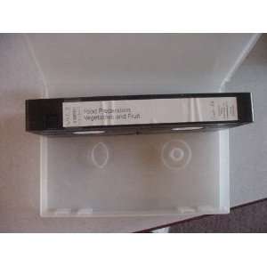  VHS Video Tape of Food Preparation Fruits and Vegetables 