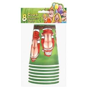  Santa butts flashing, cups   8 per pack: Toys & Games