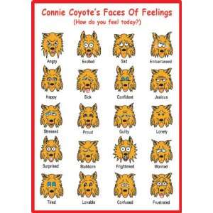   11x17 Laminated Chart of 20 Faces of Familiar Feelings: Toys & Games