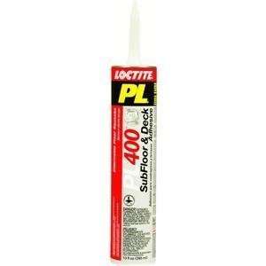   10 Ounce Cartridge PL 400 Subfloor and Deck Adhesive