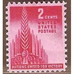  Postage Stamps US Nations United For Victory Sc 907 