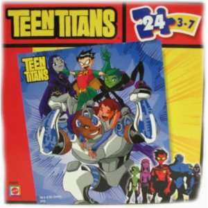  Teen Titans 24 Piece Puzzle featuring Robin, Raven 