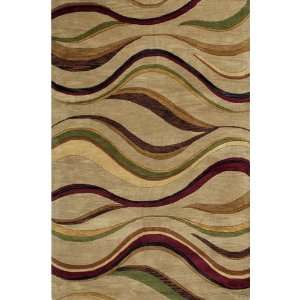 Shimmy Design Rug 12x18 Beige 