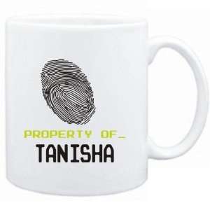  Mug White  Property of _ Tanisha   Fingerprint  Female 