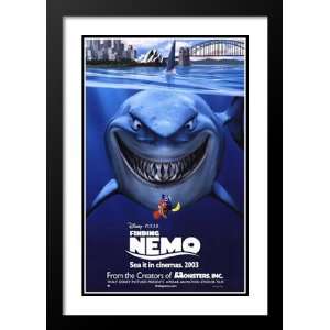  Finding Nemo 20x26 Framed and Double Matted Movie Poster 