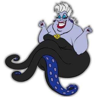 Little Mermaid Ursula Disney sticker 4 x 4