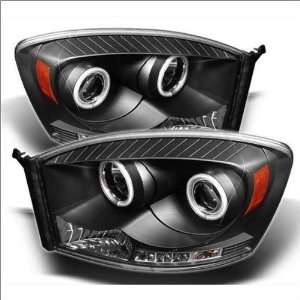    Spyder Projector Headlights 06 08 Dodge Ram 1500: Automotive