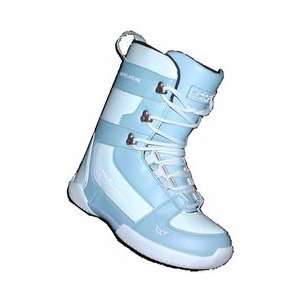 Heelside Launch Kids Lace Snowboard Boots Size 3 Blue:  