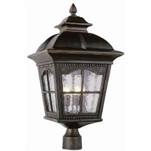  Chesapeake 25 Post Top Lantern In Black: Home Improvement