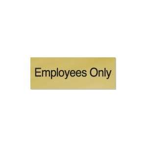  EMPLOYEES ONLY Color Combination Black Letters on White 