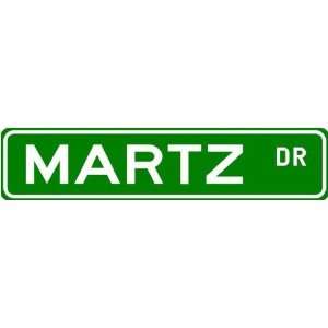  MARTZ Street Name Sign ~ Family Lastname Sign ~ Gameroom 