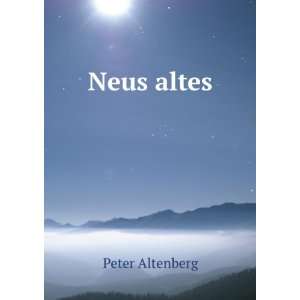  Neus altes: Peter Altenberg: Books