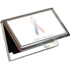  SIDS Awareness Ribbon Business Card Holder: Office 