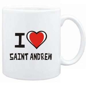  Mug White I love Saint Andrew  Cities: Sports & Outdoors