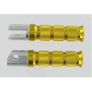    Emgo Anodized Aluminum Front Footpegs   Gold 50 11240: Automotive