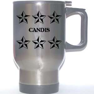  Personal Name Gift   CANDIS Stainless Steel Mug (black 