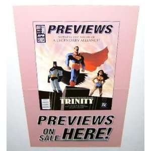 17 by 11 Previews JLA Trinity Promo Poster: Superman/Wonder Woman 