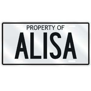  NEW  PROPERTY OF ALISA  LICENSE PLATE SIGN NAME: Home 