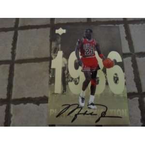  1998 Upper Deck 4by7 Michael Jordan#11 Gold Card 