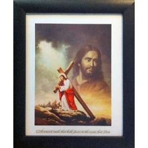  3 Framed Apostles Jesus Christ Christian Cross Posters 
