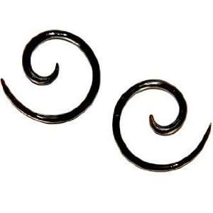   of Pearl Spiral Hanger Plugs 12 Gauge (2mm) Diablo Organics Jewelry