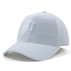  Utah Utes NCAA White On White Tonal Hat