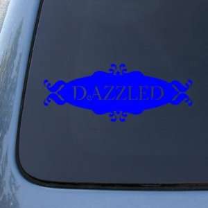 DAZZLED   Twilight   Vinyl Car Decal Sticker #1573  Vinyl Color: Blue