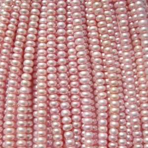  Violet Purple 7 8mm Button Loose Freshwater Pearl Beads 