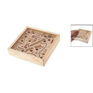  Como Moving Wooden Marbe Puzzle Game Maze Toys Labyrinth 