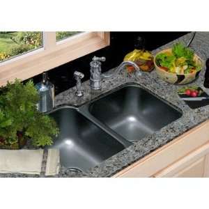 Optimum Glendale Double Bowl Undermount Kitchen Sink Finish Steel 