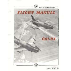  Aeritalia / FIAT G 91 R4 Aircraft Flight Manual Fiat 