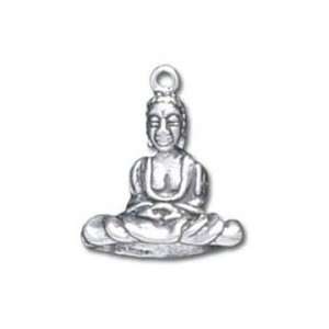  Buddhist Buddha 3D Sterling Silver Charm 