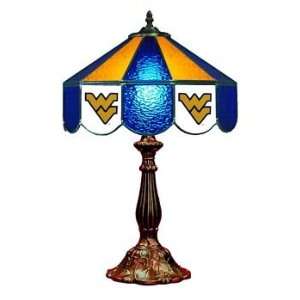  West Virginia 14 NCAA Stained Glass Table Lamp   140TL 