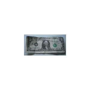  Miscut $1 Bill    1969 D Federal Reserve Note    Bank of 