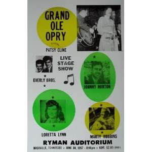Grand Ole Opry Featuring Patsy Cline, Marty Robbins and Many Others 