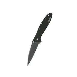  3 Plain Blade Ken Onion Leek Folding Knife, Speed Safe 