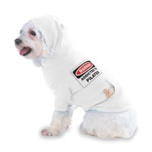 ADDICTED TO PILATES Hooded (Hoody) T Shirt with pocket for your Dog or 