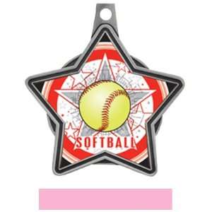  Hasty Awards Custom All  Star Insert Softball Medals 