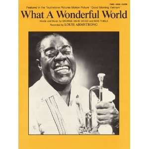 What a Wonderful World   Louis Armstrong   Piano/Vocal/Guitar Songbook
