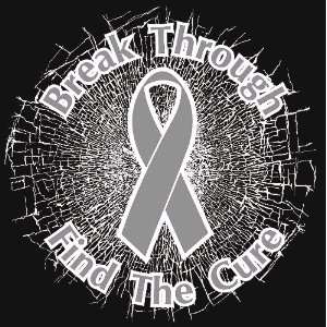  Grey Break Through Find The Cure! Static Window Cling 