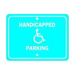 Handicapped Prkng,eg,grn/wht,al,18x12   BRADY  Industrial 