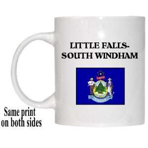  US State Flag   LITTLE FALLS SOUTH WINDHAM, Maine (ME) Mug 