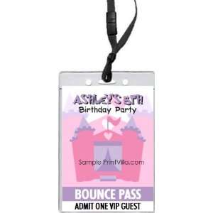  Bounce House Castle VIP Pass Invitation: Health & Personal 