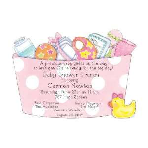  Baby Girl Bucket Invitations: Everything Else
