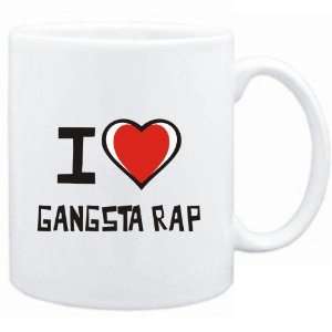  Mug White I love Gangsta Rap  Music: Sports & Outdoors