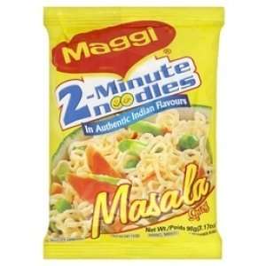 Minute Noodles Masala Spicy Maggi (Pack of 24)  Grocery 