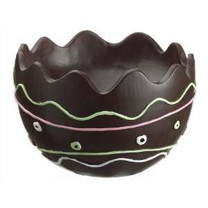  6Dx4H Egg Shaped Chocolate Easter Bowl Chocolate (Pack of 