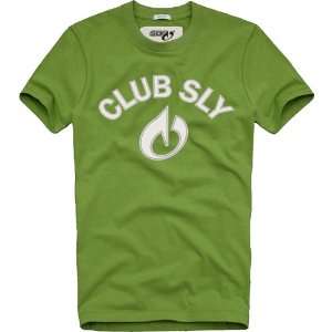  Sly 2012 Club T Shirt   Noen Green: Sports & Outdoors